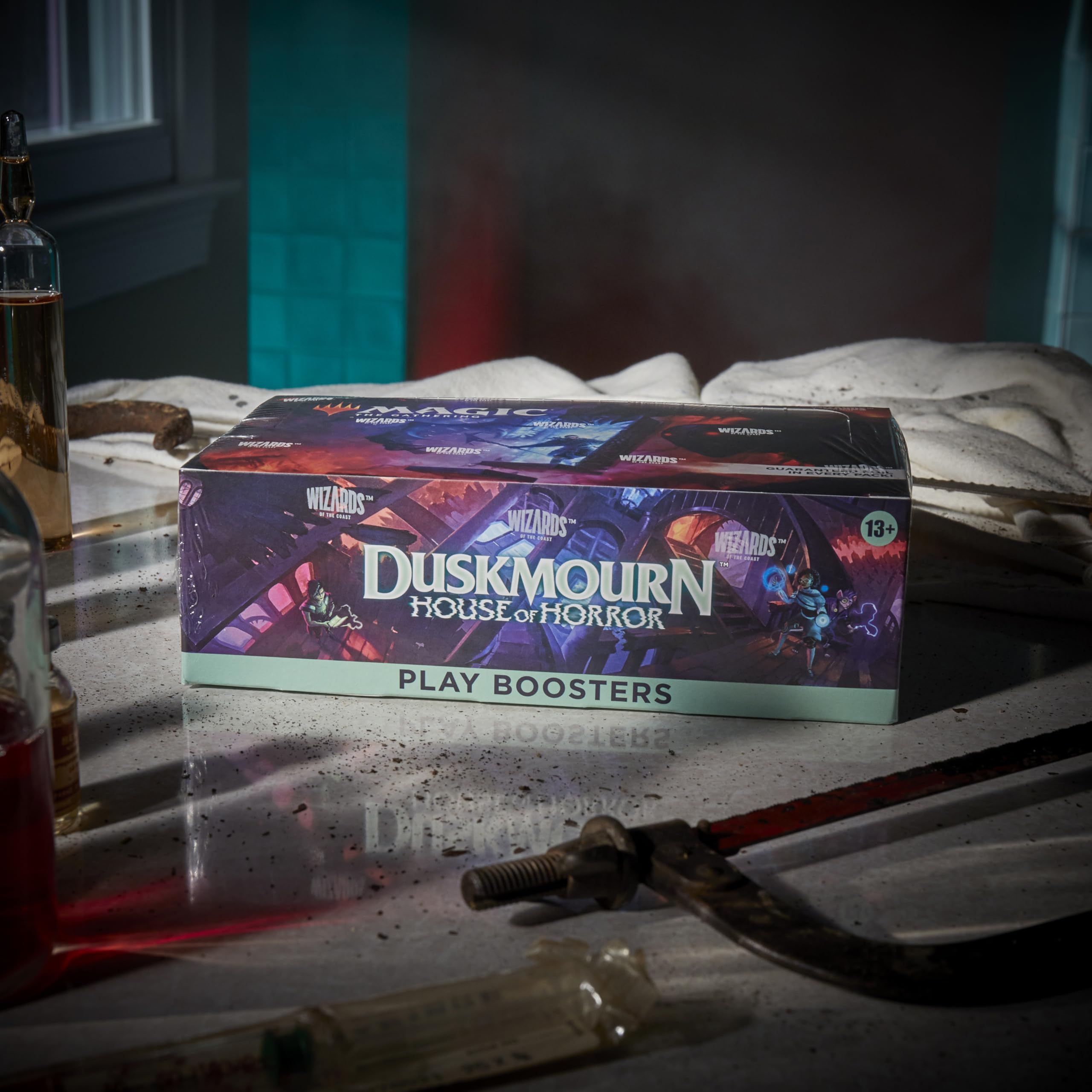 Magic: The Gathering Duskmourn pack opening showing fresh cards and potential rares