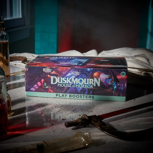 Magic: The Gathering Duskmourn pack opening showing fresh cards and potential rares