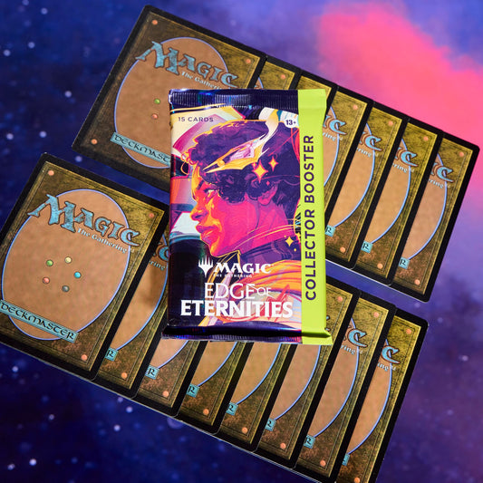 Magic: The Gathering Edge of Eternities image highlighting Galaxy Foil and traditional foils for standout decks