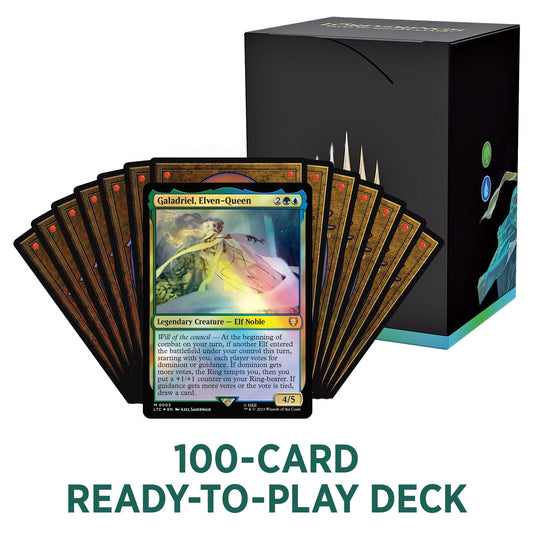 Magic: The Gathering foil-etched display commander card with premium shine for display and collection.