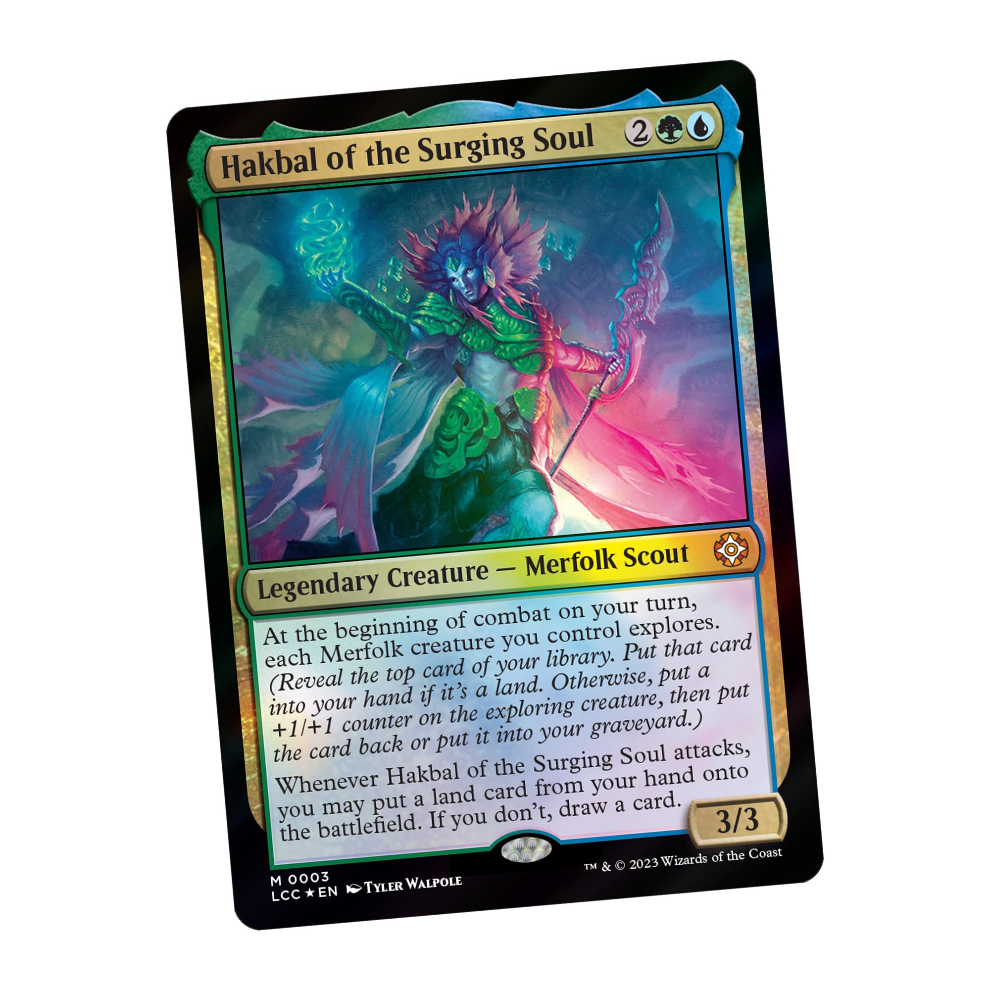 Magic: The Gathering Explorers of the Deep alt-border rare or mythic card for collectors