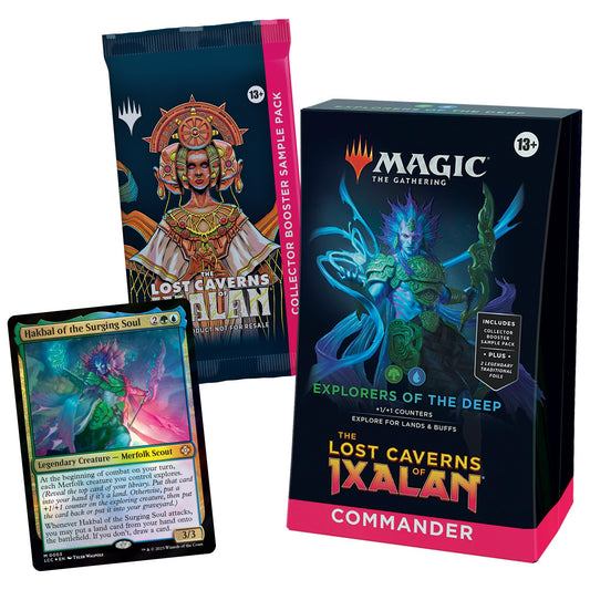 Magic: The Gathering Explorers of the Deep foil-etched display commander showcases premium art