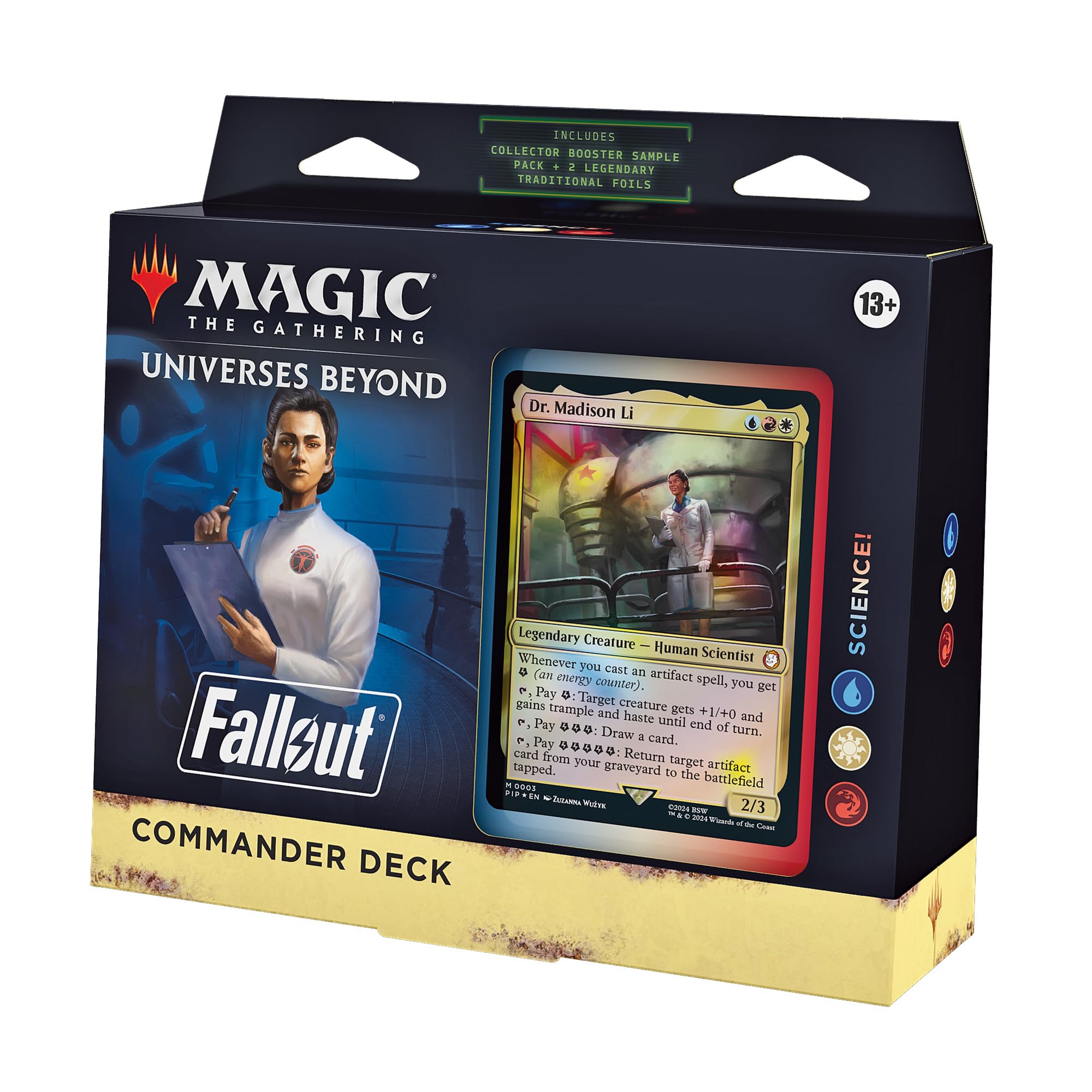 Magic: The Gathering Fallout Science deck cover art for immersive setup.