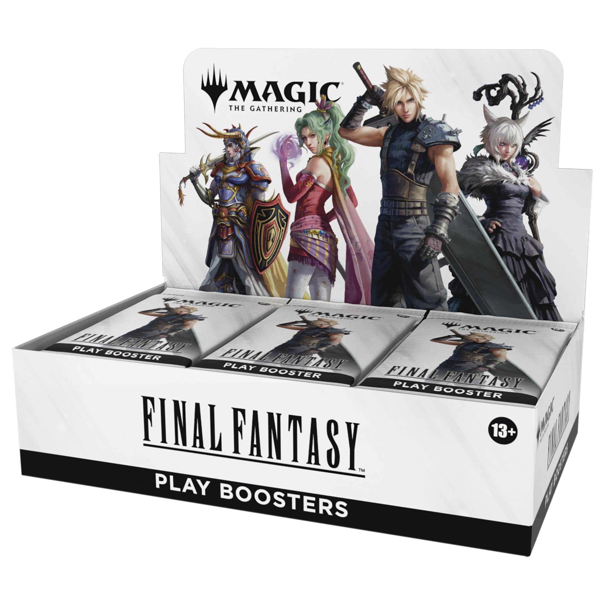 Magic: The Gathering Final Fantasy Play Booster Box — perfect for Limited play and collecting iconic crossover cards.