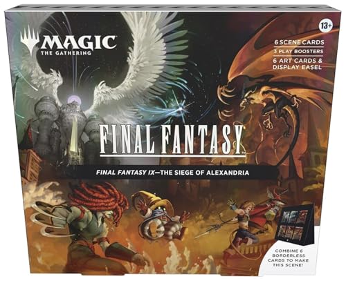 Magic: The Gathering Final Fantasy Scene Box three play boosters for deck building and fun