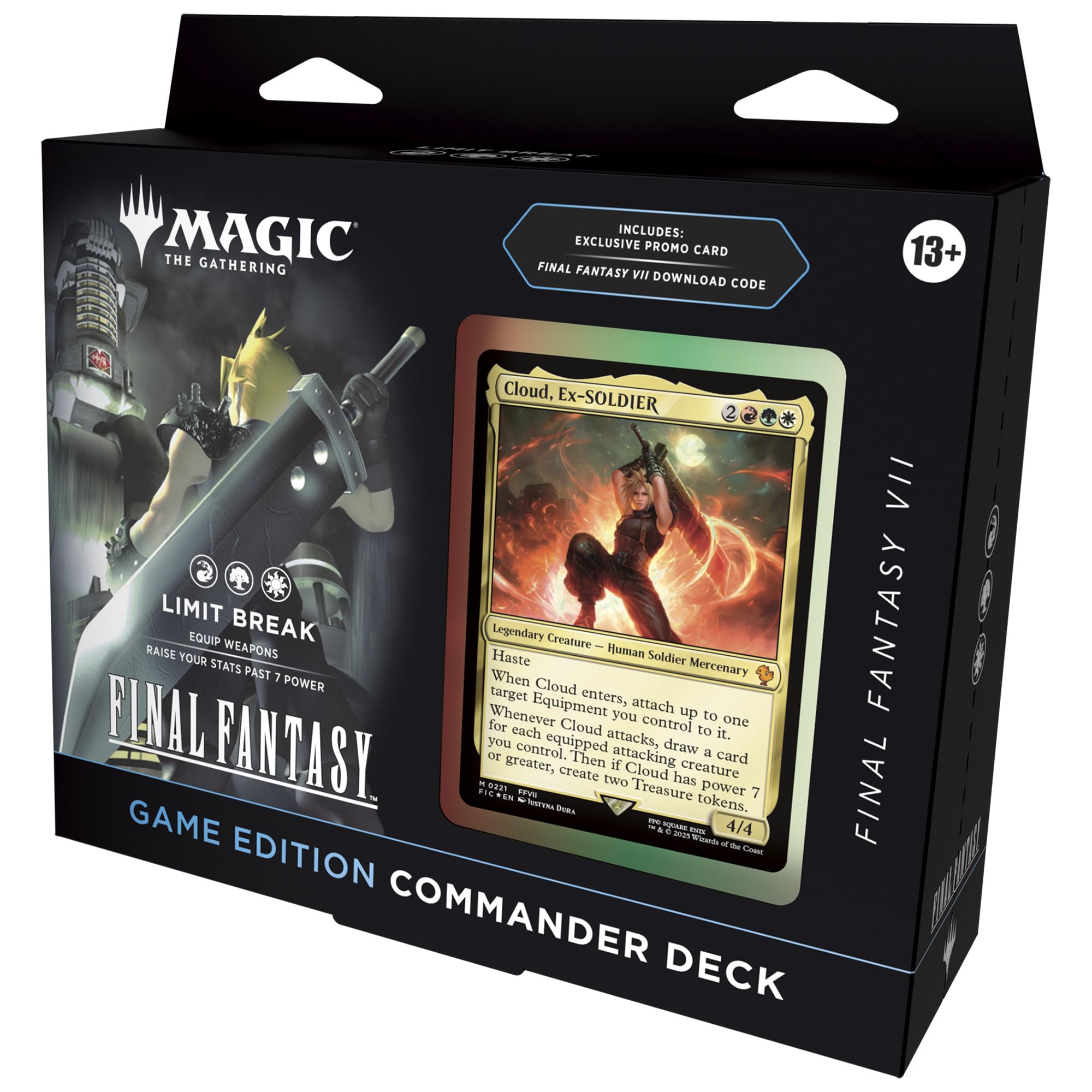 Magic: The Gathering Final Fantasy VII Limit Break deck on table for multiplayer games