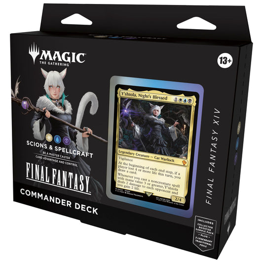 Magic: The Gathering Scions & Spellcraft deck featuring FINAL FANTASY XIV art for epic multiplayer battles