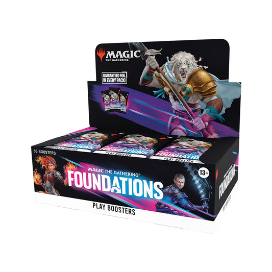 Magic: The Gathering Foundations play packages multipack—36 packets for quick, friendly drafts.