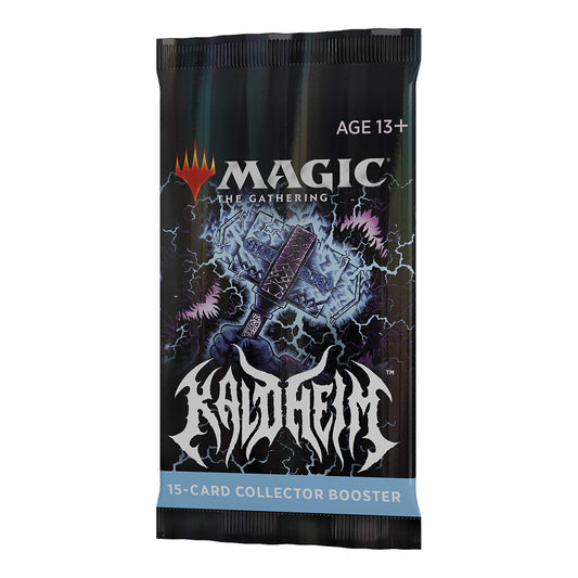 Magic: The Gathering Kaldheim foil token close-up highlights collector value.