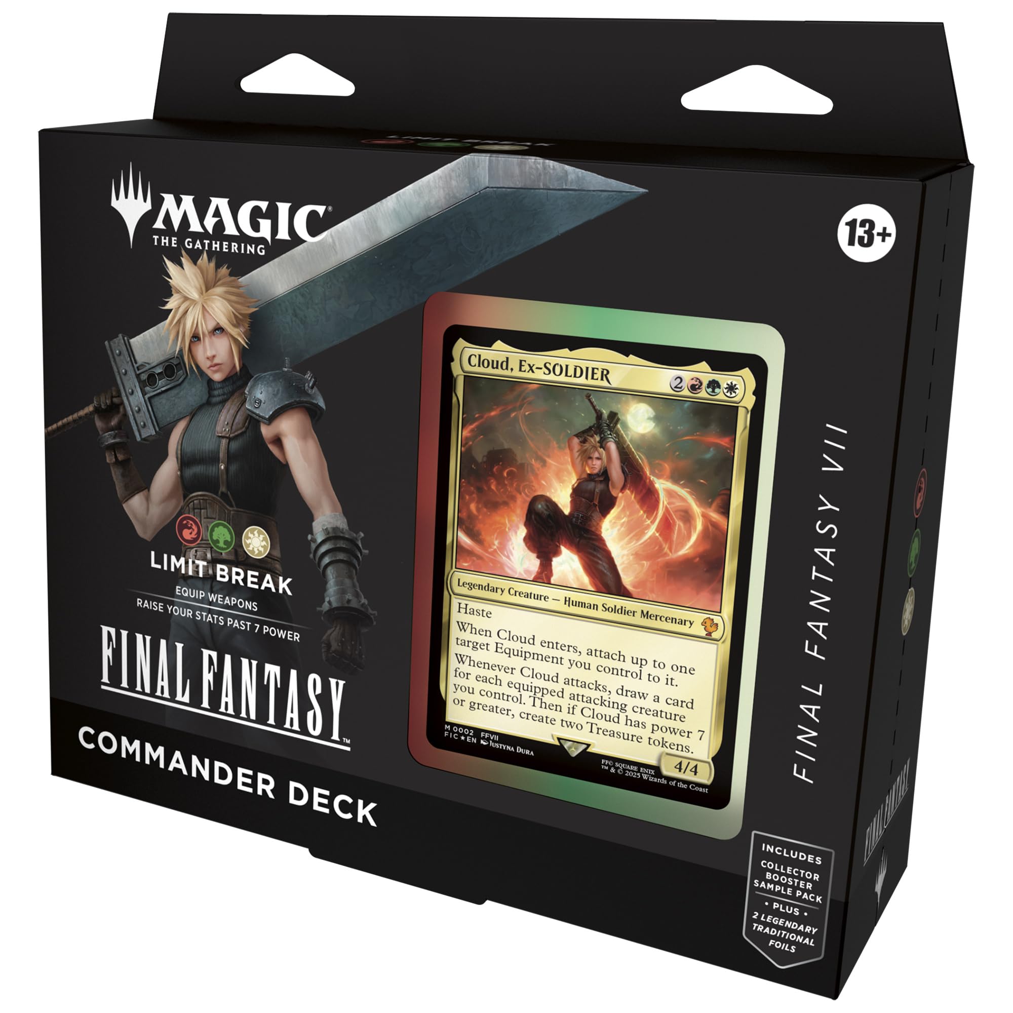 Magic: The Gathering Limit Break FFVII deck art for immersive game nights and iconic visuals.