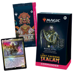 Magic: The Gathering Blood Rites foil-etched display commander showcases main commander