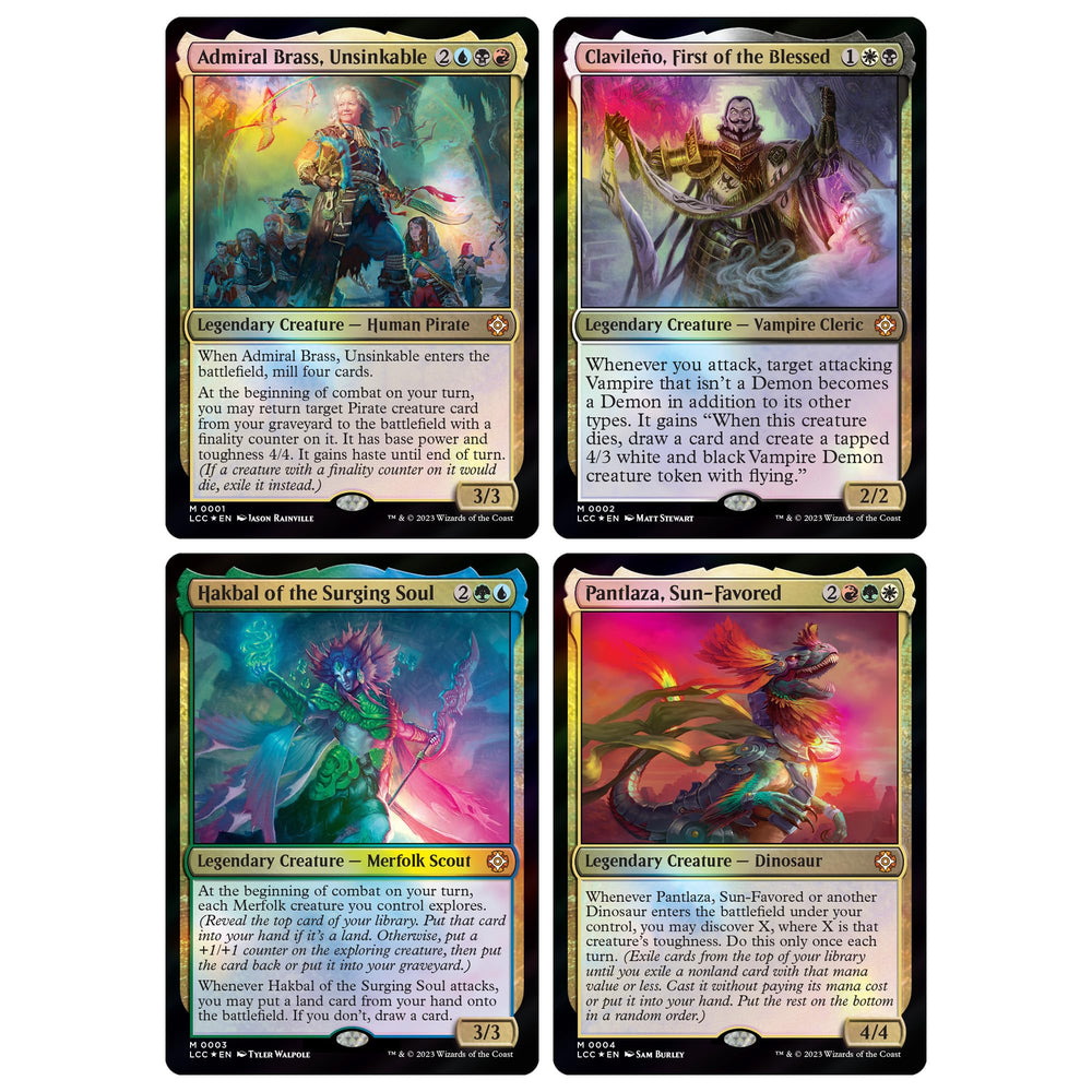 Magic: The Gathering Foil-Etched Display Commander—foil-border art to showcase your commander.