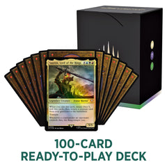 Magic: The Gathering LOTR Collector Booster Sample Pack highlighting rare foils.
