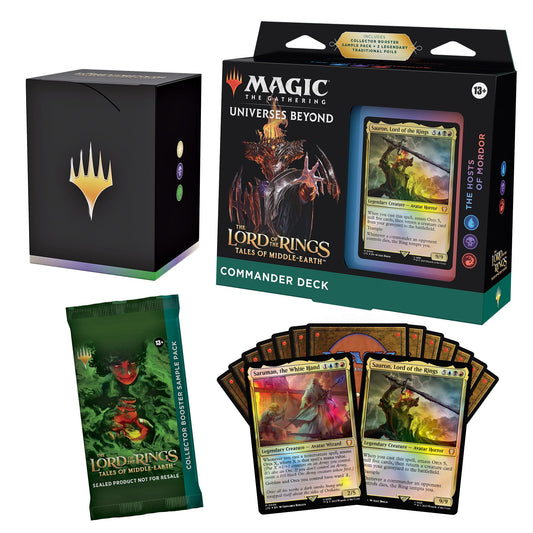 Magic: The Gathering Lords of Middle-earth deck front ready for epic multiplayer battles.