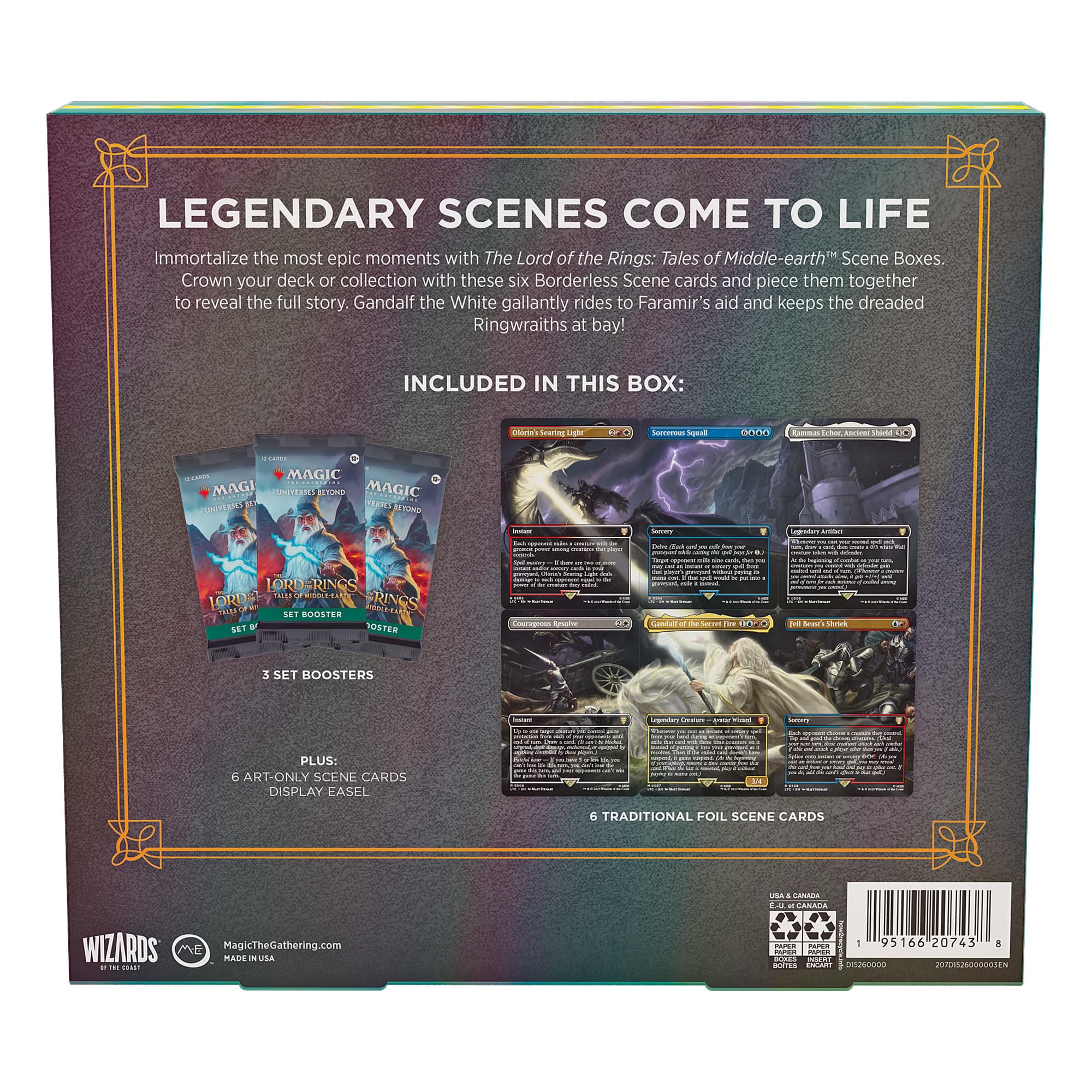 Opening a Set Booster from the Gandalf box offers a peek at new cards and combos.