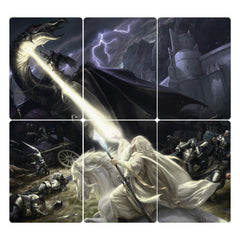 Set boosters from the LOTR scene box reveal a mix of cards and rares.