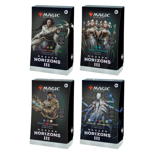 Magic: The Gathering MH3 Graveyard Overdrive deck front emphasizes graveyard synergy for control-style plays.