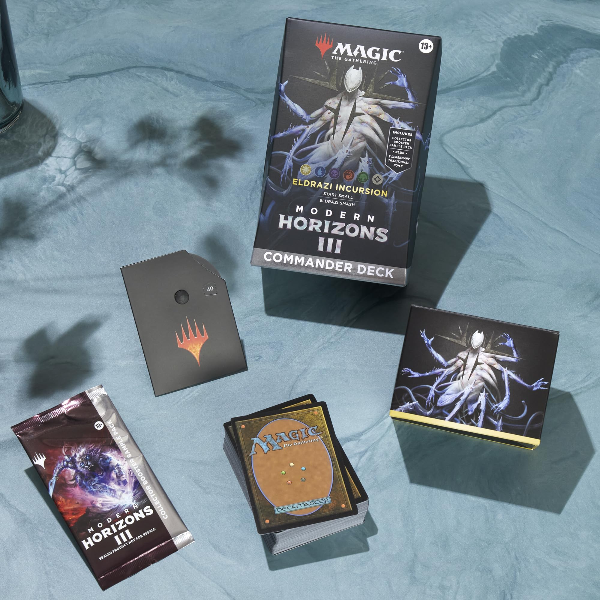 Foil-etched Display Commander from Eldrazi Incursion deck, a bold centerpiece for multiplayer games.