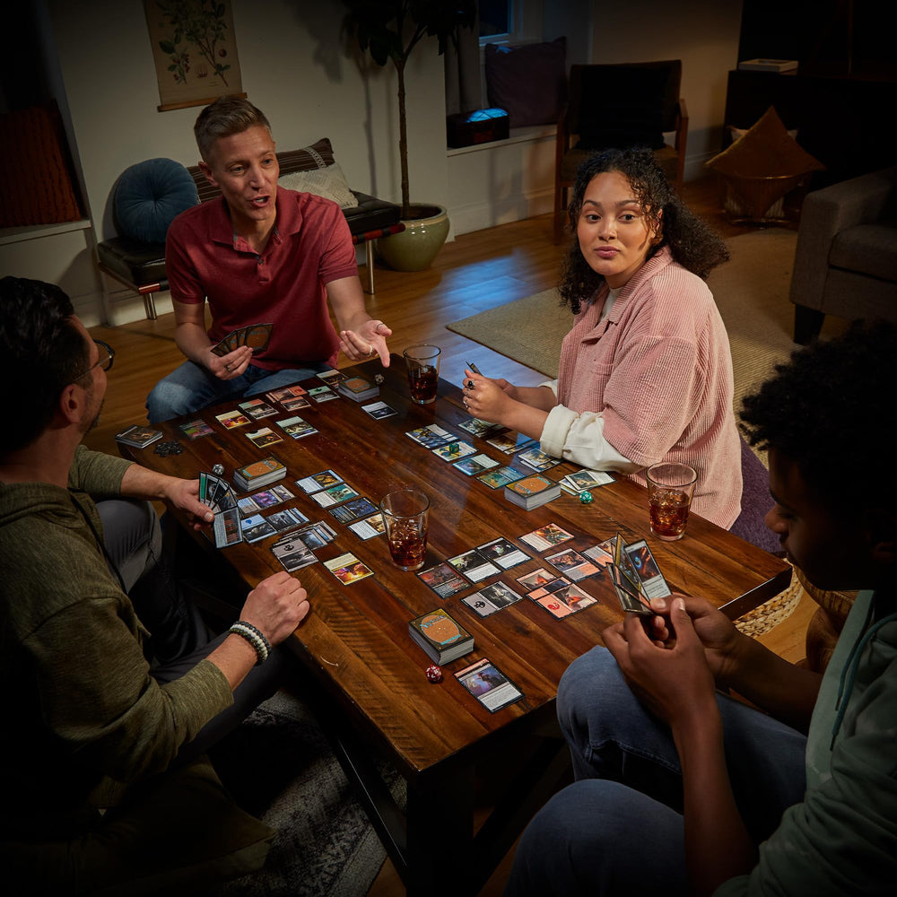 Magic: The Gathering Murders at Karlov Manor foil-etched commander centerpiece.