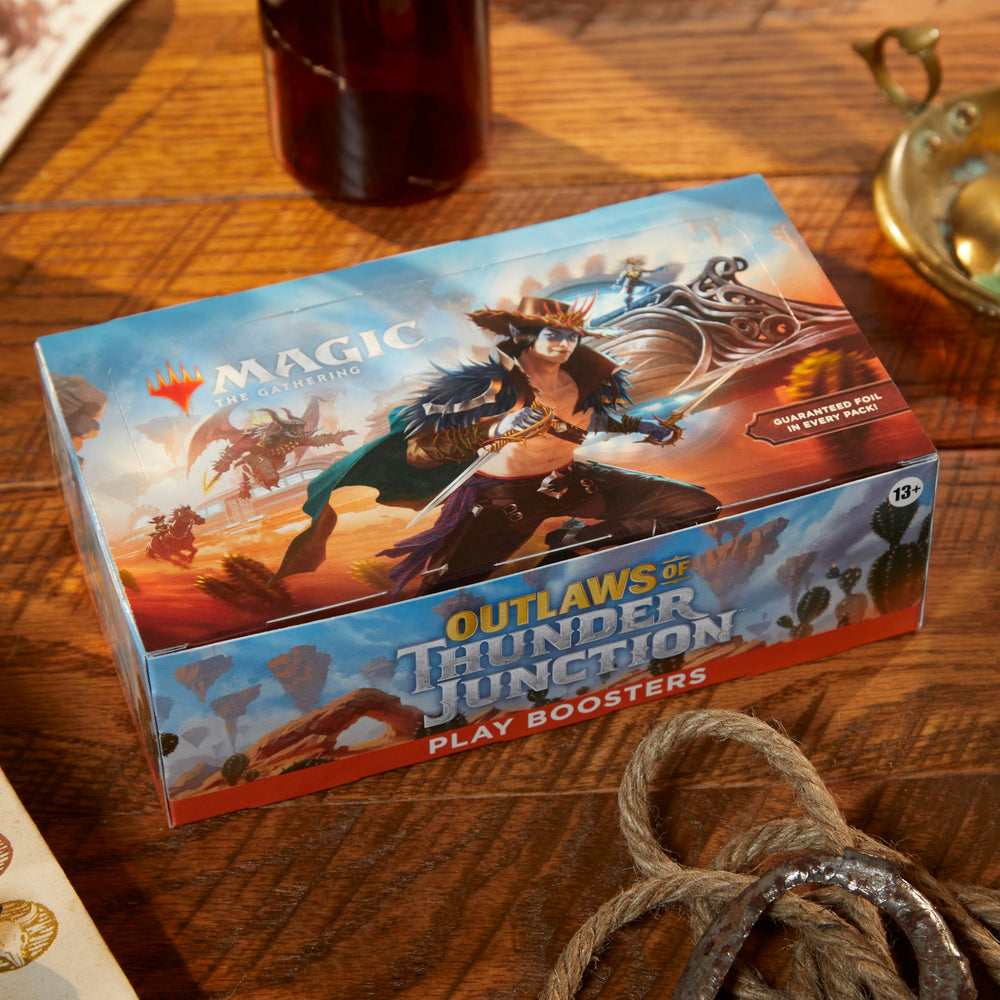 Magic: The Gathering Outlaws Thunder Junction Breaking News card in pack