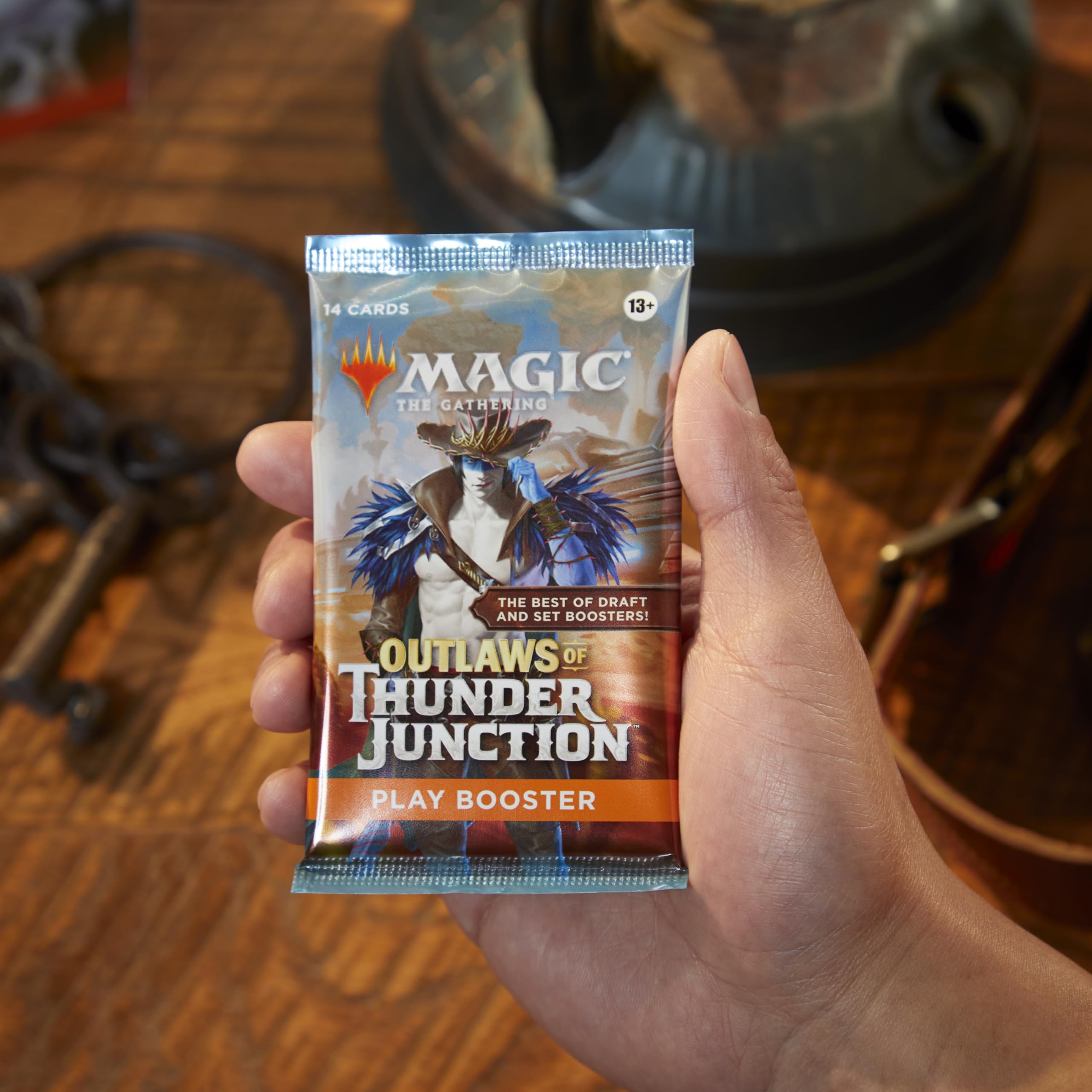 Magic: The Gathering Outlaws Thunder Junction foil borderless mythic hint