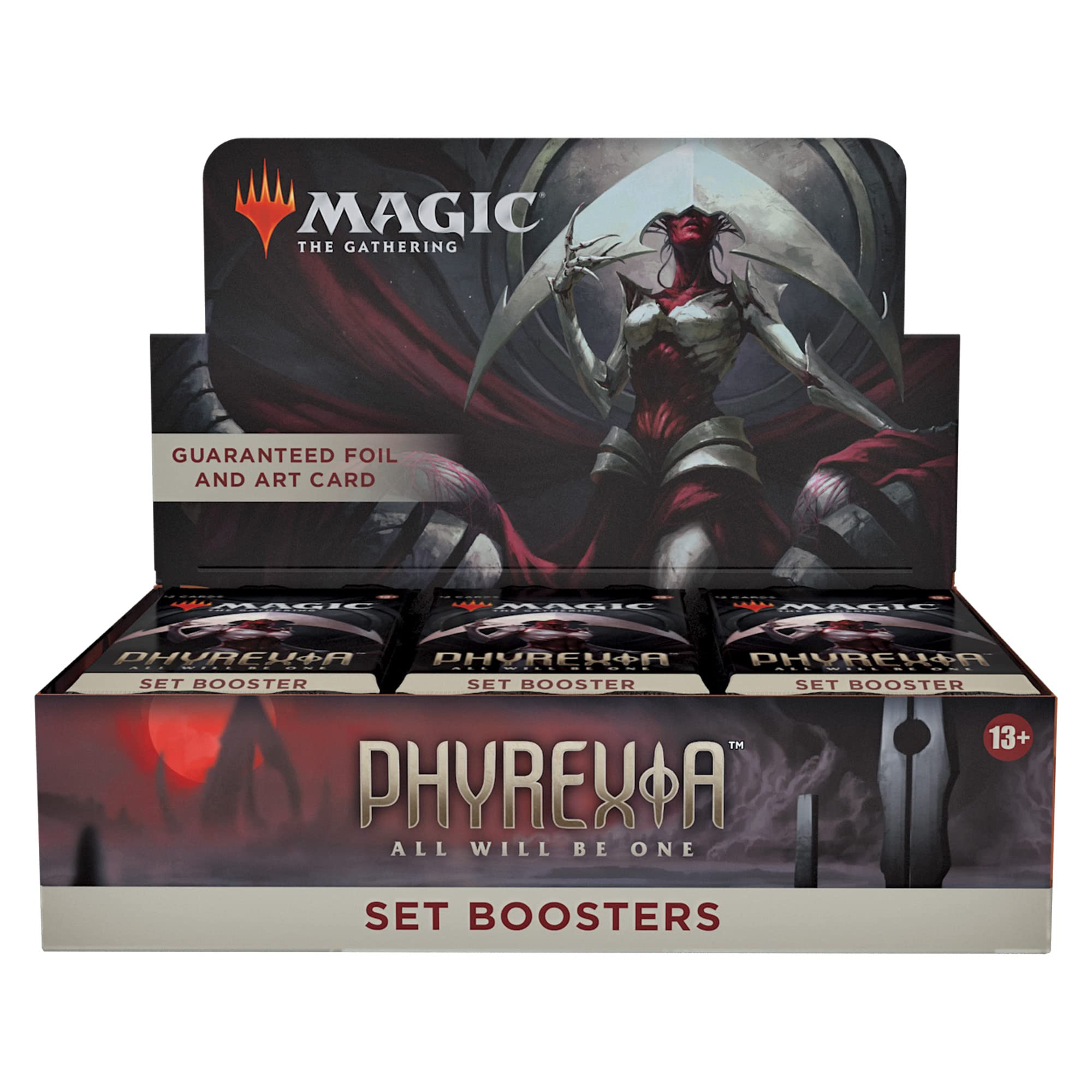 Magic: The Gathering Phyrexia set booster pack art card display