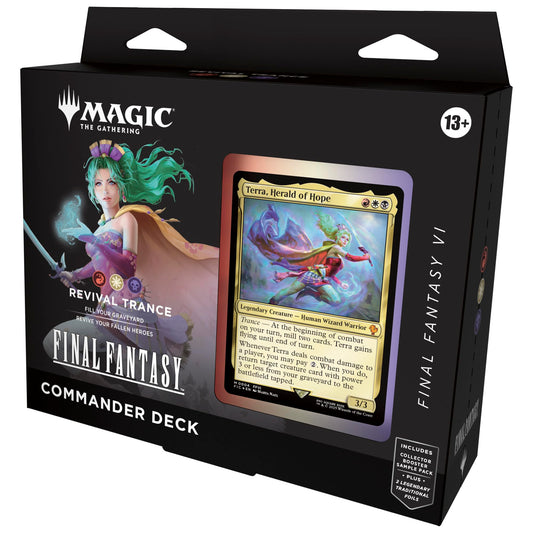 Magic: The Gathering Revival Trance deck with Final Fantasy VI art for epic multiplayer battles
