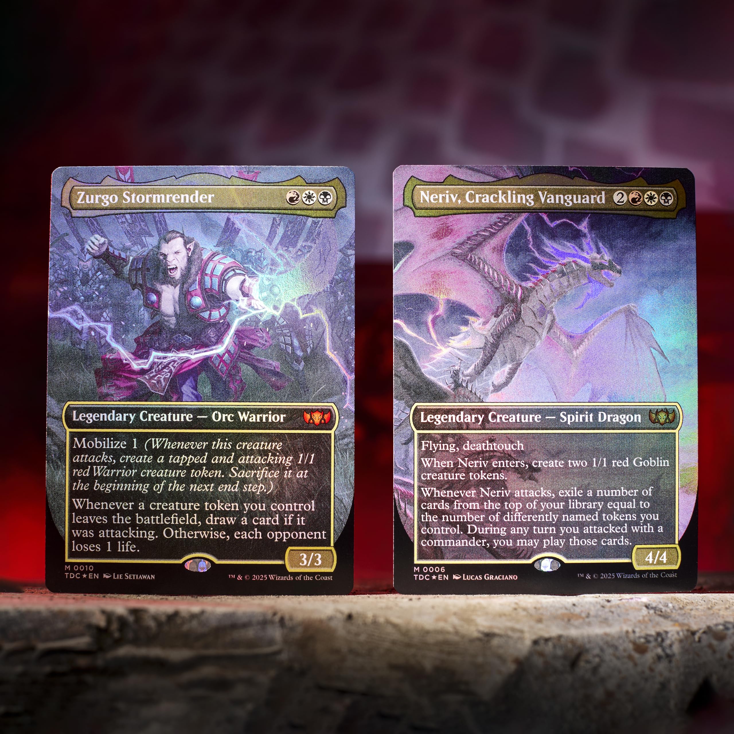 Magic: The Gathering Tarkir Dragonstorm Deck Collector Booster Sample adds rare cards