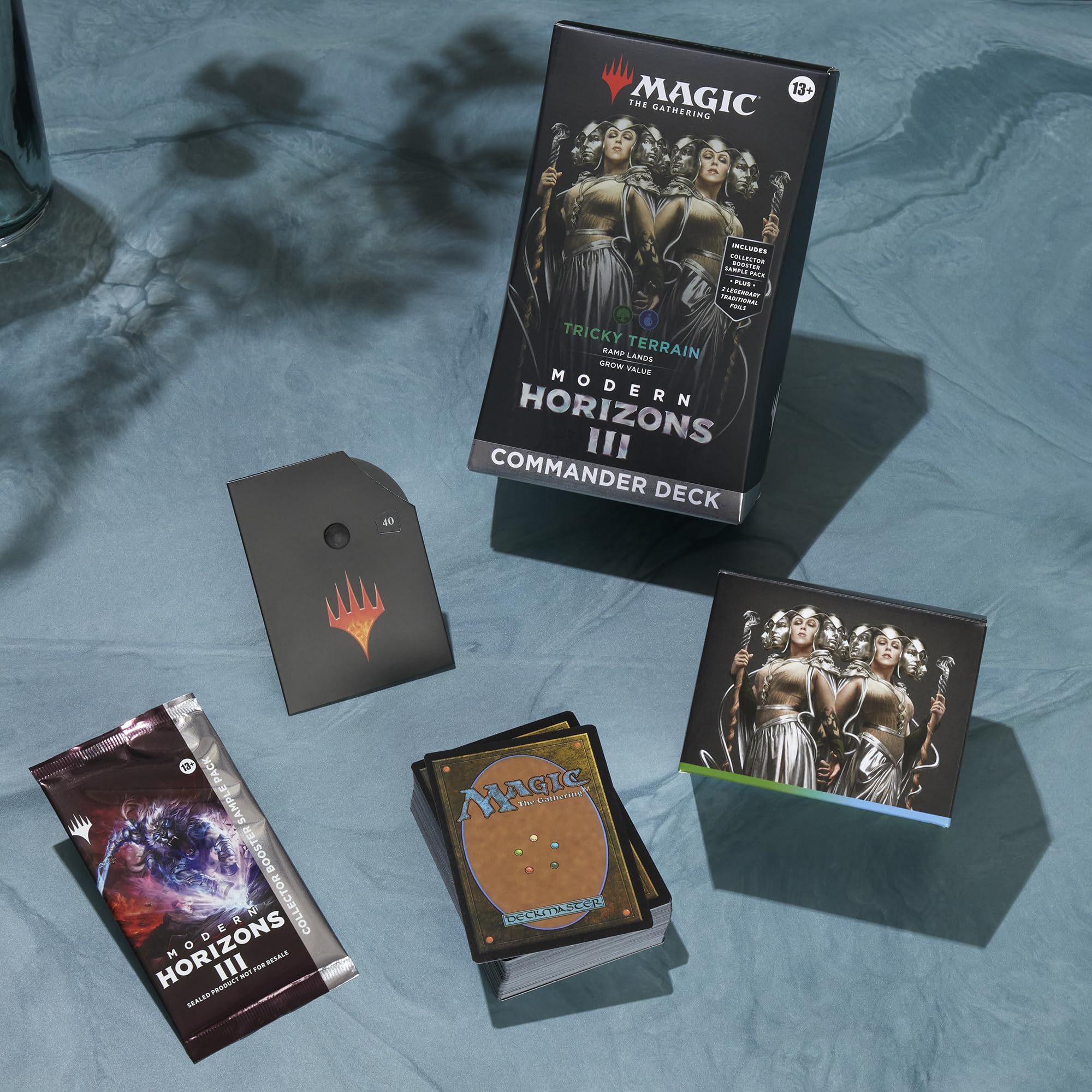 Magic: The Gathering Tricky Terrain double-sided tokens speed up battlefield setup and management