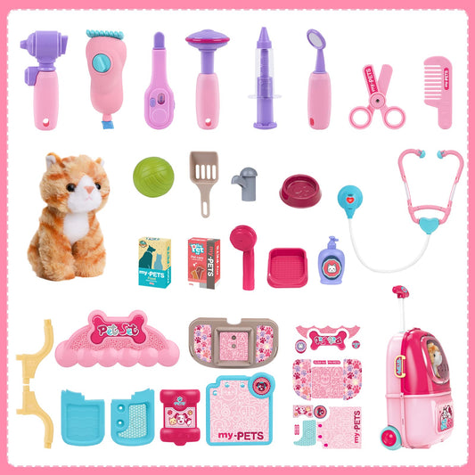 MAGIC4U cat care stethoscope play set for caring and role-play practice.