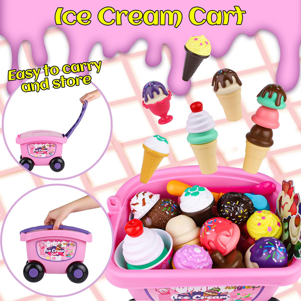 Magic4U cups providing serving prompts for organized pretend purchases