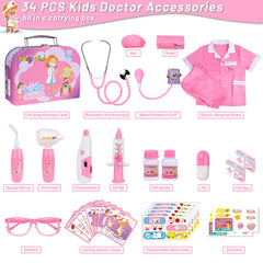 Magic4U visiting doctor cards explain tools guiding safe pretend visits