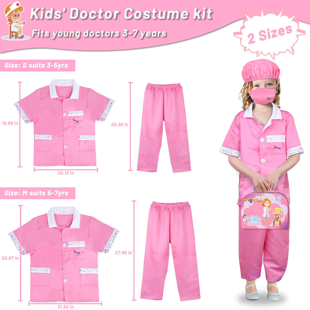 Magic4U doctor kit carry case keeps tools organized during pretend play