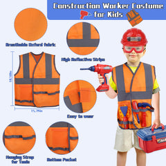 Magic4U Kids Tool Set goggles protect eyes during imaginative projects.