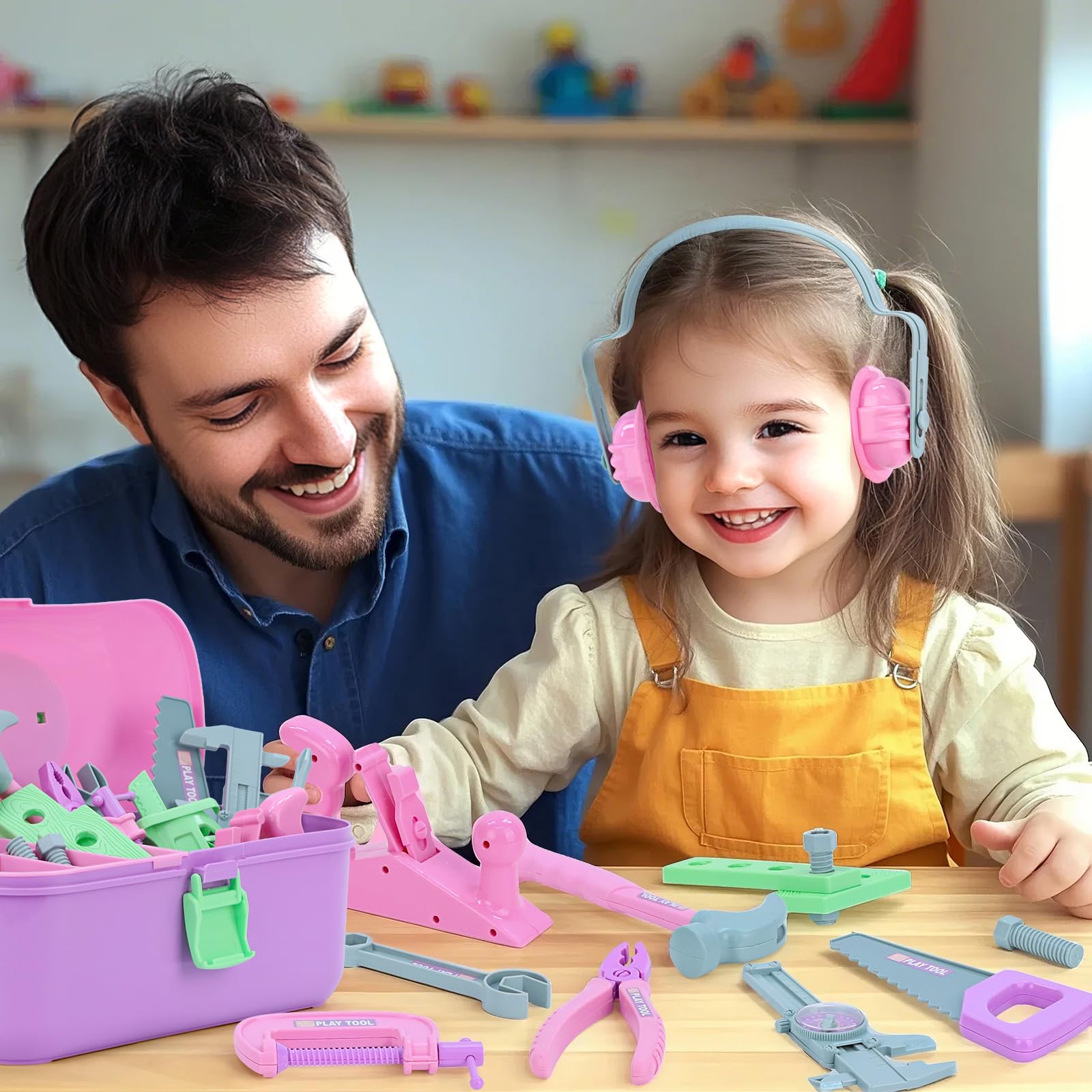 Magic4U screwdrivers promote counting and problem-solving in pretend repairs.