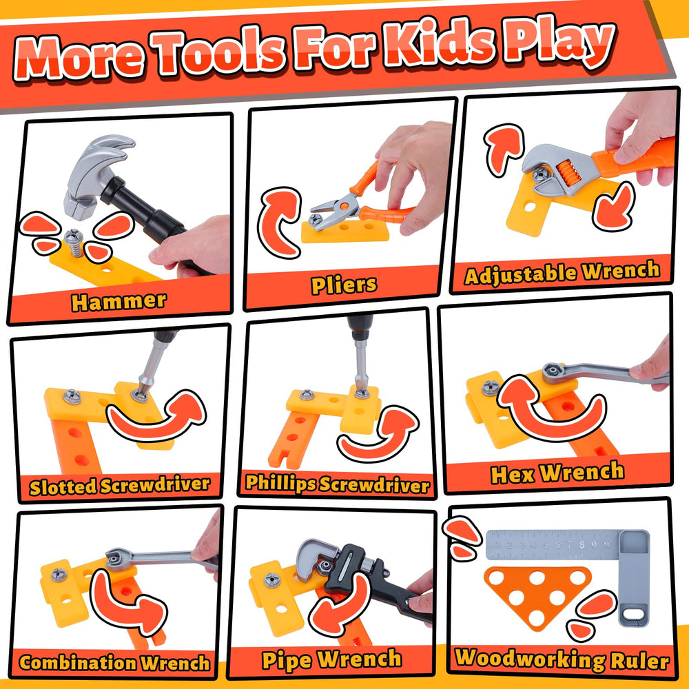 Magic4U wrench collection for versatile pretend repairs