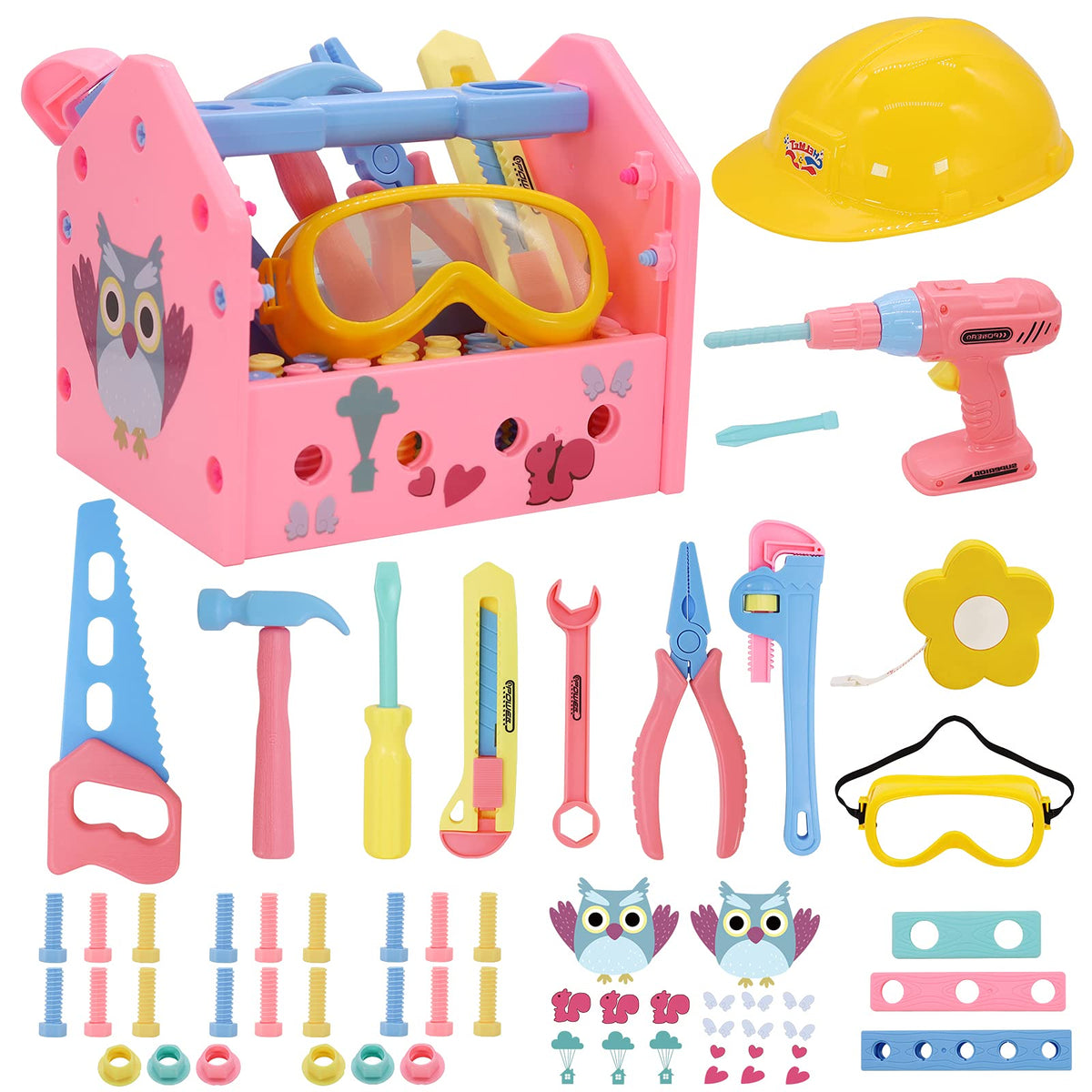 Magic4U toy tool set with toolbox open sparks imaginative building play.