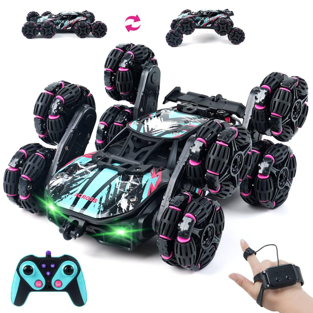 MagicKidz 8-wheels gesture car on rugged terrain for exciting off-road play.