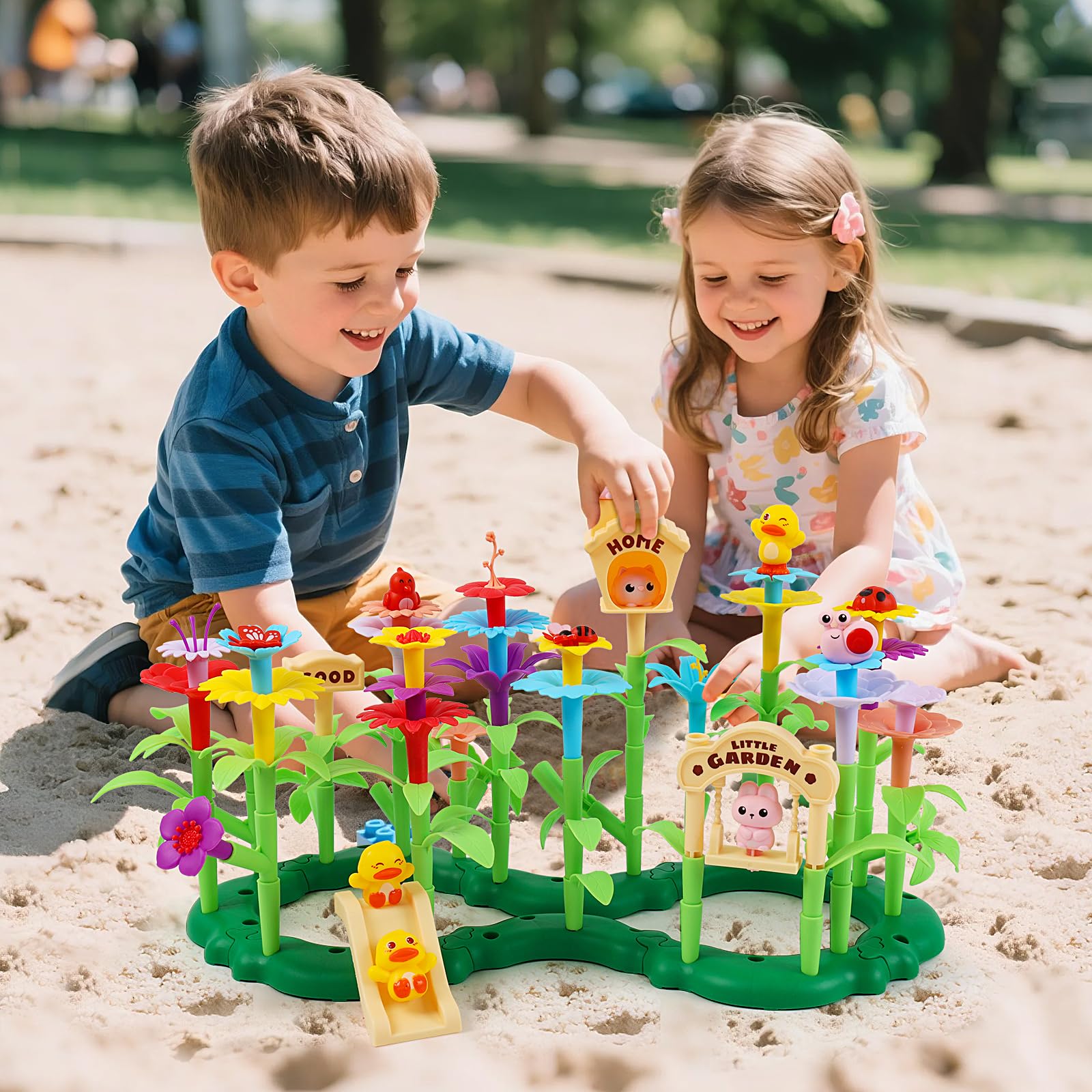 MagicKidz colorful stems and leaves ready for endless floral designs.