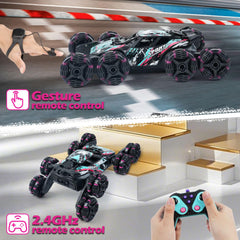 MagicKidz gesture-control watch interface enabling easy, hands-free stunt control.