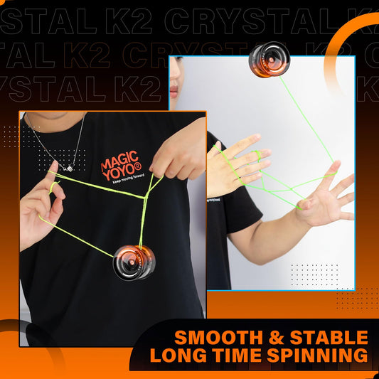 MagicYoYo K2 Crystal yoyo with extra bearing for unresponsive mode
