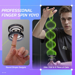 MAGICYOYO K2 with extra unresponsive bearing, enables advanced tricks without a new yoyo.