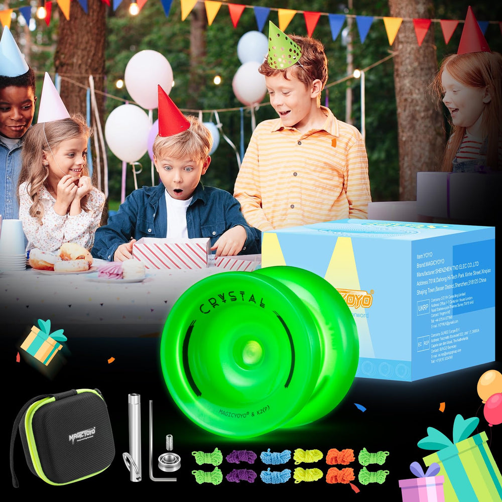 MAGICYOYO K2 Glow Green night-performance ready for stage moments.