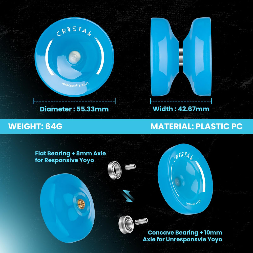 MAGICYOYO K2 unresponsive mode yoyo for advanced tricks
