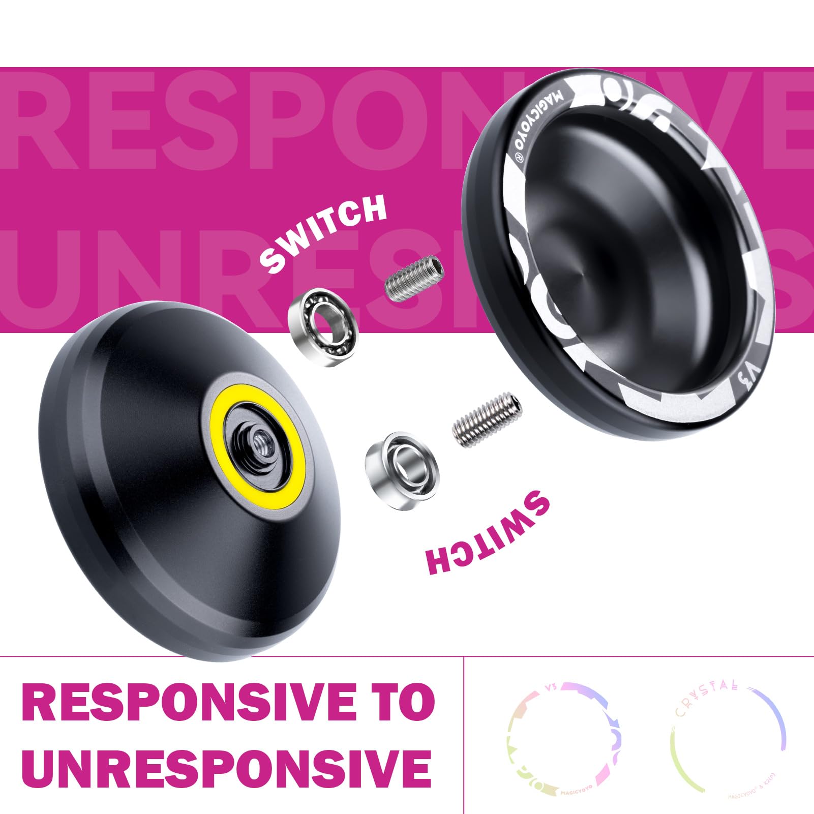 MagicYoyo 12 strings pack for extended practice sessions and replacements