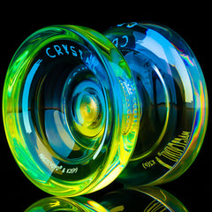 Magicyoyo K2 color-gradient crystal yoyo ready for kids' play sessions.