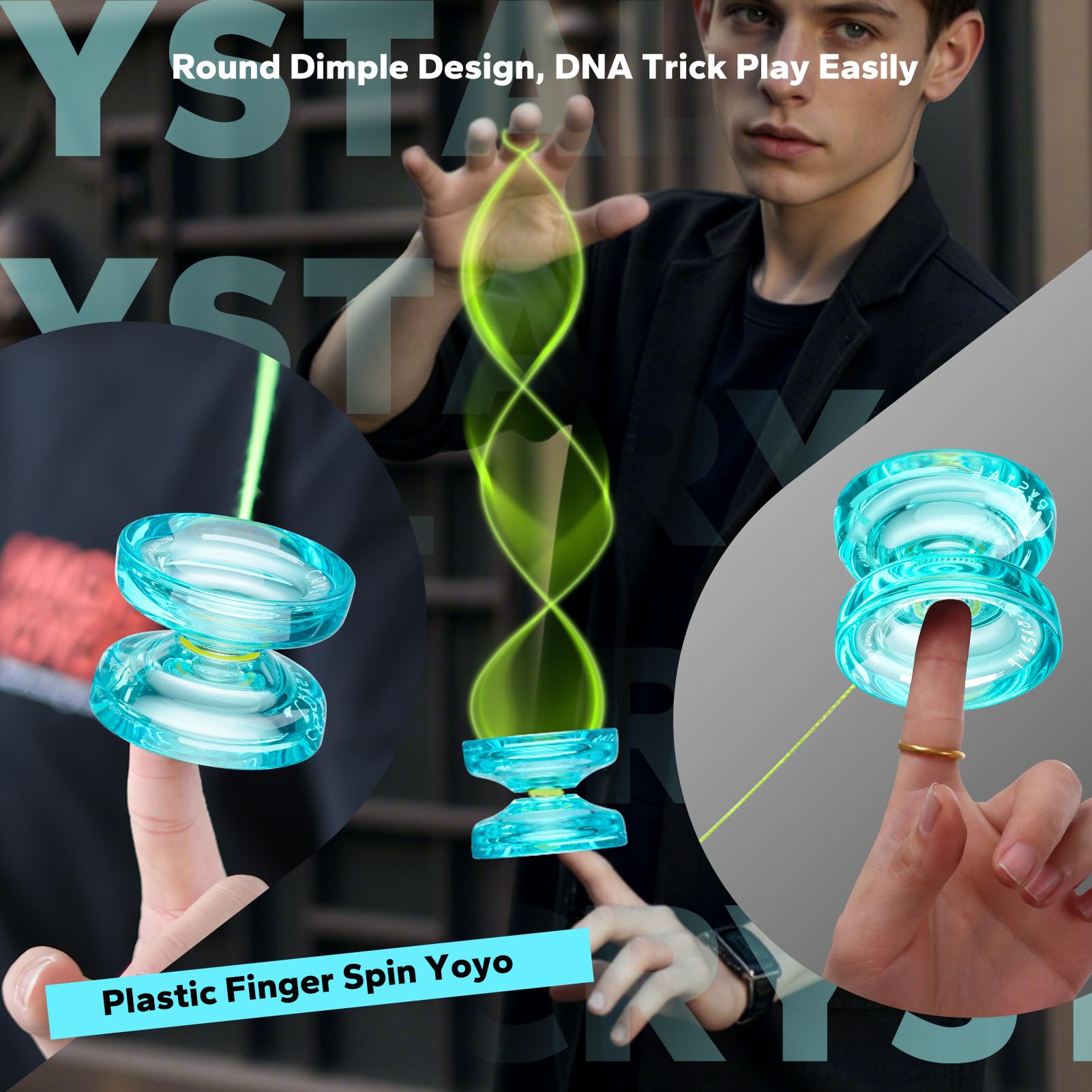 MAGICYOYO K2 Crystal Green beginner-friendly responsive design for easy learning and fast progression.