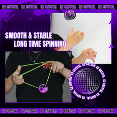 MAGICYOYO K2 Crystal unresponsive bearing option for advanced trick progression.