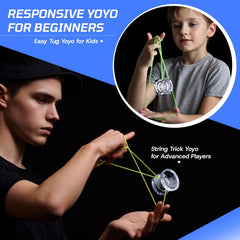 MAGICYOYO K2 Crystal White beginner-friendly tricks illustration for kids
