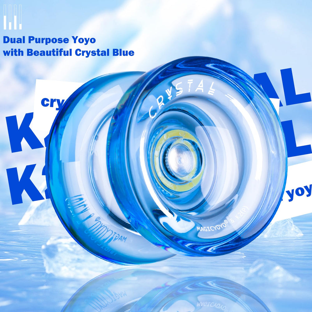 MagicYoyo K2 crystal yoyo blue adjustment tips for mode switch.